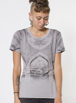 Ozric Tentacles Grey women shirt